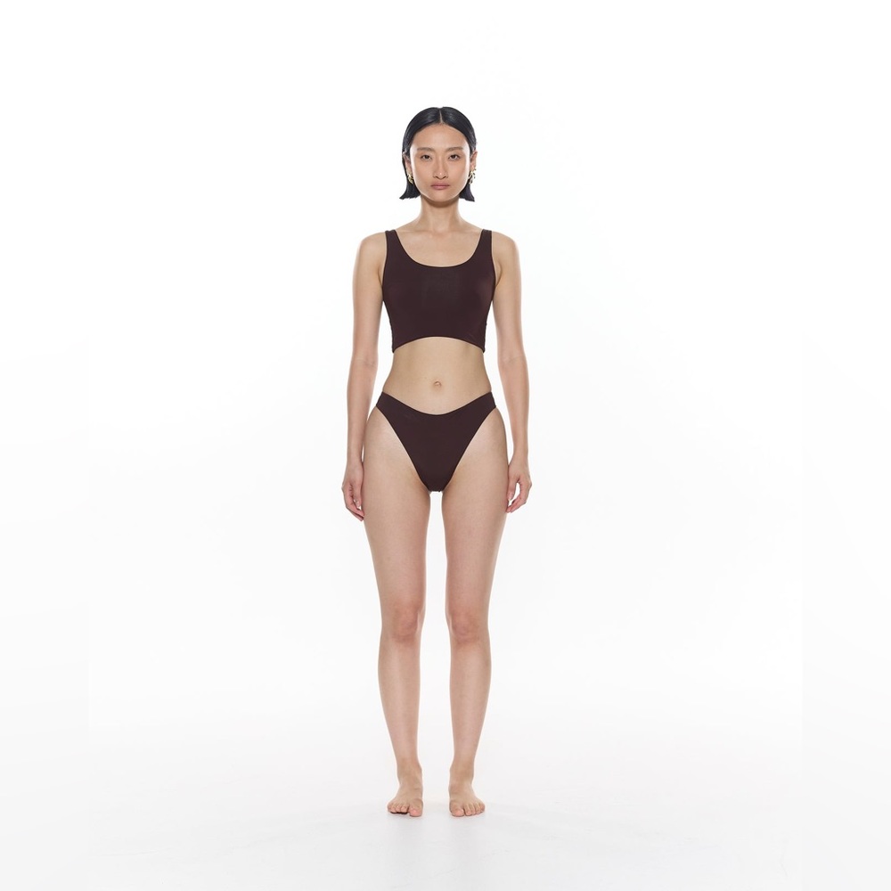 Myra Swim Yris bottom and Diego top in Chocolate